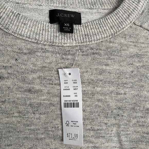 J.Crew Mens Plaited Linen Cotton Sweater - Picture 4 of 6